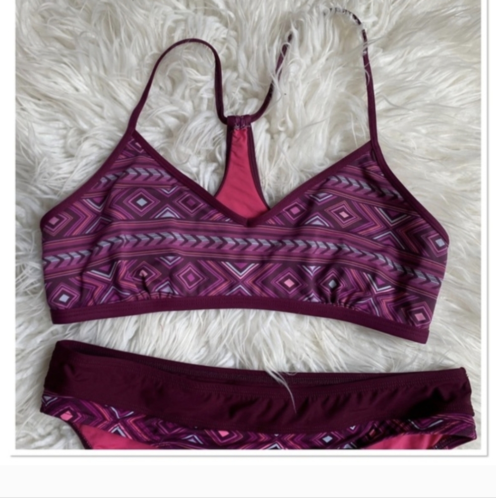 Carve Designs Stinson Plum Ball - Pink and Purple Bikini Top